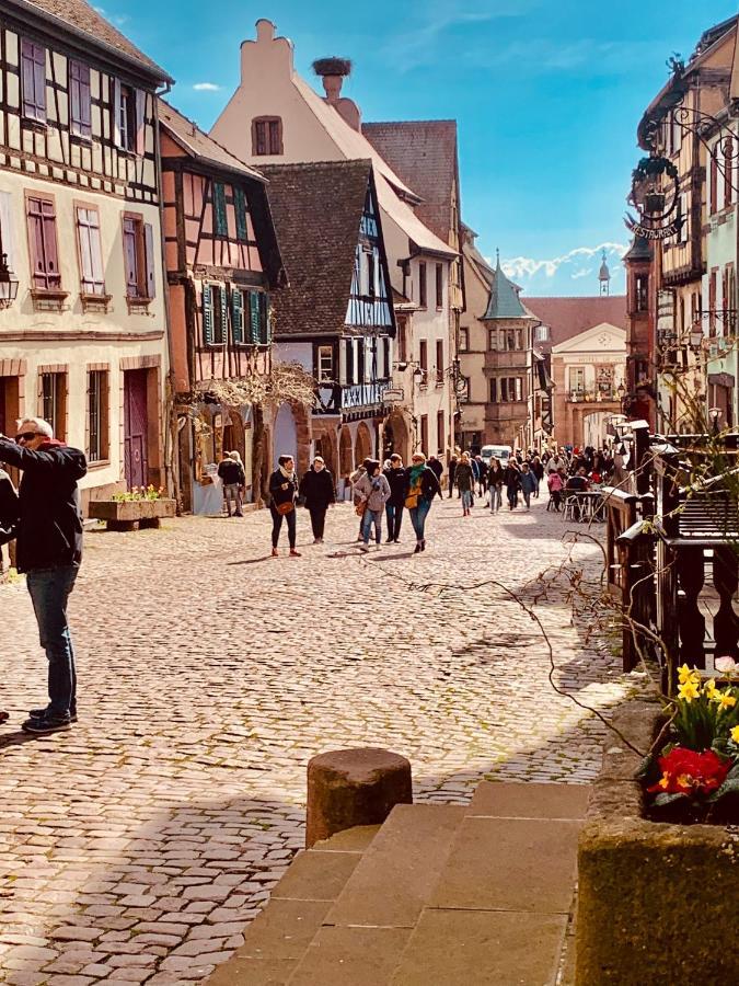 La Ruelle Alsacienne, Charme Alsacien Et Confort Moderne Riquewihr Exteriér fotografie